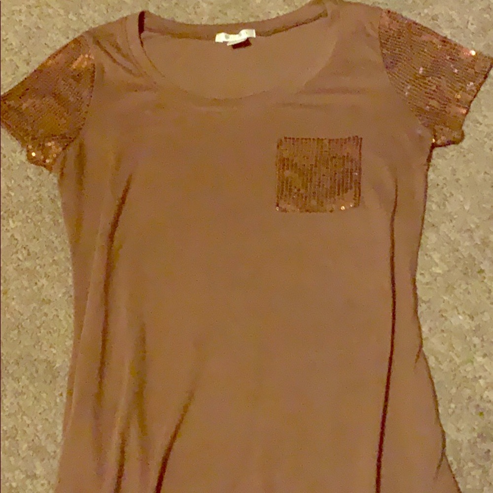 Brown shirt